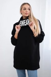 Bluza ocieplana z kapturem czarna. Czarne bluzy damskie KESI, l, bez wzorów, z bawełny, bez ramiączek, z kapturem. Za 297.97 zł.
