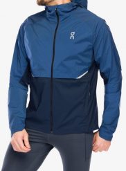 Kurtka do biegania męska On Running Core Jacket. Niebieskie kurtki męskie On Running, m, bez wzorów, z denimu, bez kaptura, do biegania. Za 763.39 zł.