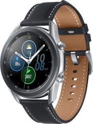 Smartwatch Samsung Galaxy Watch 3 Mystic Silver 41mm Czarno-brązowy (SM-R850NZSAEUB). Brązowe zegarki smartwatch SAMSUNG, bez wzorów. Za 931.68 zł.