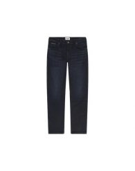 WRANGLER MĘSKIE SPODNIE JEANSOWE TEXAS SLIM DEEP BLUE BLACK 112355027 W12S017421. Czarne jeansy męskie Wrangler, z jeansu. Za 219.99 zł.
