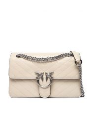 PINKO Torebka Love One Light Mini Al 25-26 PLTT 106173 A2JC Écru. Torebki do ręki damskie Pinko, bez wzorów, ze skóry, bez dodatków. Za 1,779.00 zł.