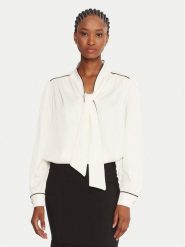 Rinascimento Koszula CFC0125148003 Biały Regular Fit. Białe koszule damskie Rinascimento, xl, bez wzorów, z syntetyku, bez kołnierzyka, bez ramiączek. Za 379.99 zł.