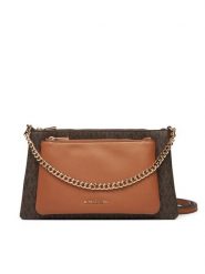 MICHAEL Michael Kors Torebka 32F5GJ6C8B Brązowy. Brązowe listonoszki damskie MICHAEL Michael Kors, bez wzorów, ze skóry, bez dodatków. Za 629.99 zł.