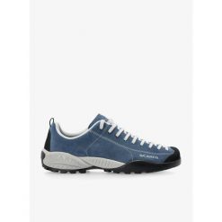 Buty outdoor męskie Scarpa Mojito. Niebieskie buty zimowe męskie Scarpa, bez wzorów, bez obcasa, bez zapięcia. Za 577.49 zł.