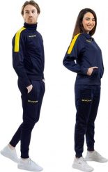 Dres Givova Tuta Revolution granatowo-żółty TR033 0407 XS. Niebieskie komplety dresowe męskie Givova, m, bez wzorów, z dresówki. Za 268.09 zł.
