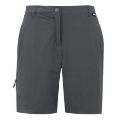 Damskie szorty podróżne z możliwością złożenia II. Szare szorty damskie Regatta, bez wzorów, z elastanu, sportowe. Za 249.99 zł.