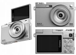 Aparat cyfrowy Xrec Aparat Cyfrowy 64mp / 4k / 16x Zoom / Obrotowy Ekran Lcd 2,88" / Xrec C77 / Srebrny. Aparaty kompaktowe Xrec. Za 283.11 zł.