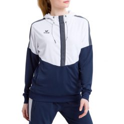 Damska bluza z kapturem Erima Squad. Białe bluzy damskie Erima, l, bez wzorów, sportowe, bez ramiączek, z kapturem. W wyprzedaży za 130.50 zł.