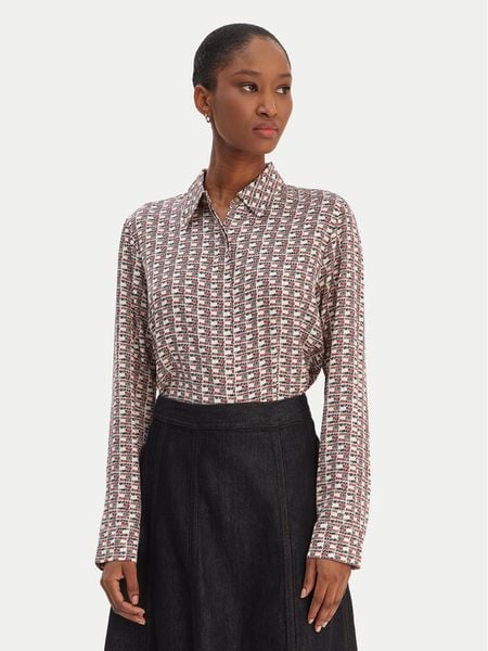 Tommy Hilfiger Koszula WW0WW48180 Kolorowy Regular Fit. Koszule damskie Tommy Hilfiger, bez wzorów, z wiskozy, bez kołnierzyka, bez ramiączek. Za 409.99 zł.