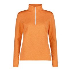Damski sweter z golfem z jerseyu CMP. Brązowe swetry nierozpinane damskie CMP, bez wzorów, z jersey, sportowe, bez kołnierzyka, bez ramiączek. Za 290.50 zł.