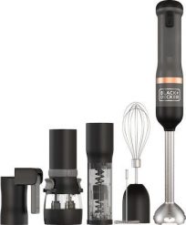 Blender Black&Decker BD BLENDER 7,2V 6w1 GREY BCKM1016KSG. Czarne blendery Black&Decker. Za 608.54 zł.