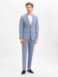 Finshley & Harding garnitur Mężczyźni Modern Fit niebieski, 52. Niebieskie garnitury męskie Finshley & Harding, m, bez wzorów, eleganckie. Za 699.95 zł.