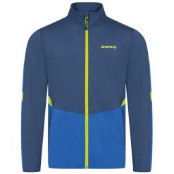 Kurtka z dresu Donic Trail. Niebieskie kurtki sportowe damskie DONIC, xl, bez wzorów, z dresówki, bez ramiączek, bez kaptura, tenisowe. Za 564.50 zł.