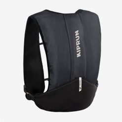 Plecak do biegania unisex Kiprun 5 l z bukłakiem1 l. Czarne plecaki męskie KIPRUN, bez wzorów, z materiału. Za 129.99 zł.