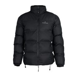 Kurtka zimowa męska Bergson1 SNOWY WOLF. Czarne kurtki męskie Bergson, na zimę, l, bez wzorów, z puchu, sportowe, bez kaptura. W wyprzedaży za 419.00 zł.