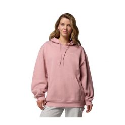 Bluza z kapturem damska Columbia Aldermore Hoodie. Czerwone bluzy damskie Columbia, na zimę, bez wzorów, bez ramiączek, z kapturem. Za 168.99 zł.