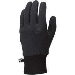 Rękawiczki sportowe męskie Tech Fleece LG 2.0 Gloves. Czarne rękawiczki męskie Nike, bez wzorów, z materiału. Za 208.30 zł.
