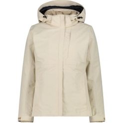 Kurtka damska turystyczna CMP. Białe kurtki sportowe damskie CMP, s, bez wzorów, z softshellu, bez ramiączek, bez kaptura, trekkingowe. Za 649.00 zł.