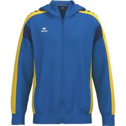 Bluza z kapturem Erima Celebrate 125 Training. Niebieskie bluzy damskie Erima, na zimę, bez wzorów, bez ramiączek, z kapturem. W wyprzedaży za 251.05 zł.