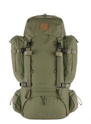 Plecak trekkingowy Fjallraven Kajka 75. Zielone plecaki męskie Fjällräven, bez wzorów, z nylonu. Za 1,851.15 zł.