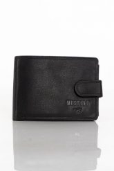 MUSTANG DENIMO WALLET MĘSKI PORTFEL SKÓRZANY POJEMNY NA KARTY PREMIUM BLACK RFID. Czarne portfele męskie Mustang, bez wzorów, z materiału. Za 149.99 zł.