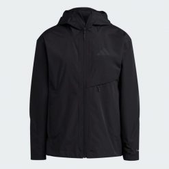 DWUWARSTWOWA KURTKA PRZECIWDESZCZOWA TERREX MULTI CLIMAPROOF. Brązowe kurtki męskie Adidas, m, bez wzorów, z materiału, klasyczne, bez kaptura. Za 529.00 zł.