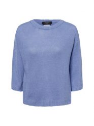 Weekend Max Mara sweter z dzianiny lnianej - Maglia Kobiety len niebieski, XL. Niebieskie swetry nierozpinane damskie Weekend Max Mara, uniwersalny, bez wzorów, z dzianiny, klasyczne, bez kołnierzyka, bez ramiączek. Za 1,049.95 zł.