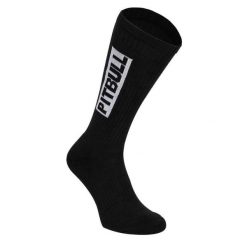 Skarpety męskie Pitbull High Crew Pitbull grube 3-pak. Czarne skarpety męskie PITBULL, bez wzorów. Za 39.00 zł.