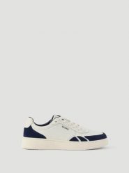 Bjorn_borg VICTORY LT tenisówki biało - granatowe – WHITE - NAVY. Białe trampki męskie Björn Borg, bez wzorów, bez zapięcia. Za 479.50 zł.