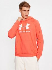Under Armour Bluza Ua Rival Fleece Logo Hd 1379758 Czerwony Loose Fit. Czerwone bluzy męskie Under Armour, m, bez wzorów, z bawełny, bez ramiączek, bez kaptura. W wyprzedaży za 189.99 zł.
