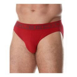 Slipy męskie bawełniane Brubeck COMFORT COTTON. Czerwone slipki męskie Brubeck, m, bez wzorów, z bawełny. Za 41.99 zł.
