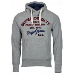 Pepe Jeans bluza męska Whesley M, szary. Szare bluzy męskie Pepe Jeans, m, bez wzorów, z jeansu. W wyprzedaży za 272.00 zł.