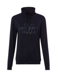 Soyaconcept® Bluza - Banu Kobiety Materiał dresowy niebieski, XS. Niebieskie bluzy damskie xs, bez wzorów, z dresówki, bez ramiączek, bez kaptura. Za 169.95 zł.