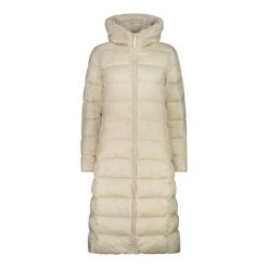 Płaszcz damski turystyczne CMP 34K0046F. Brązowe płaszcze damskie CMP, l, bez wzorów, sportowe, bez kołnierzyka, bez kaptura. W wyprzedaży za 559.99 zł.