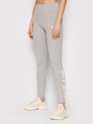 Adidas Legginsy Loungewear Essentials Logo GL0638 Szary Slim Fit. Szare legginsy damskie Adidas, bez wzorów, z bawełny. Za 99.99 zł.