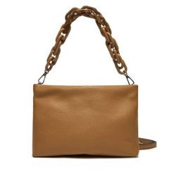 Torebka Gianni Chiarini. Brązowe listonoszki damskie Gianni Chiarini, bez wzorów, bez dodatków. Za 469.99 zł.