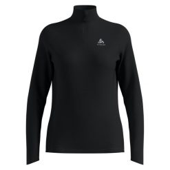 Sweter ½ zamek Essentials Ceramiwarm ODLO. Niebieskie swetry nierozpinane damskie ODLO, s, bez wzorów, z materiału, bez kołnierzyka, bez ramiączek. Za 256.20 zł.