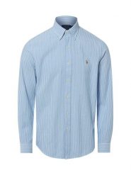 Polo Ralph Lauren koszula casual Mężczyźni Regular Fit Bawełna (100%) niebieski, L. Niebieskie koszule męskie Polo Ralph Lauren, l, bez wzorów, z bawełny, casualowe, bez kołnierzyka, bez ramiączek. Za 769.95 zł.