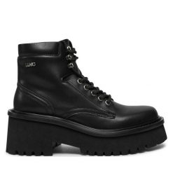 Trapery Liu Jo. Czarne trapery damskie Liu Jo, bez zapięcia. Za 589.99 zł.