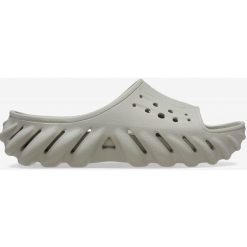 Klapki Crocs Echo Slide Elephant 208170-1LM szare. Szare klapki damskie bez wzorów, bez zapięcia. Za 408.30 zł.