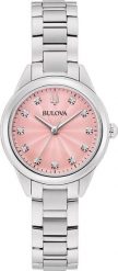 Zegarek Bulova Zegarek damski Bulova 96P249 srebrny. Szare zegarki damskie Bulova, srebrne. Za 1,139.00 zł.