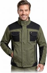 Reis Męska bluza robocza stójka Cordura twill elastan stretch zamek napy ochrona ciała pasy odblaskowe budowa kierowca przemysł logistyka - zielony XL. Brązowe bluzy męskie Reis, m, bez wzorów, z elastanu, bez ramiączek, bez kaptura. Za 141.00 zł.