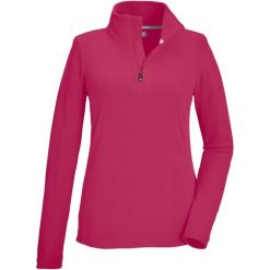 Bluza damska Killtec KSW 101 WMN FLC SHRT. Czerwone bluzy damskie KILLTEC, bez wzorów, bez ramiączek, bez kaptura. W wyprzedaży za 89.99 zł.