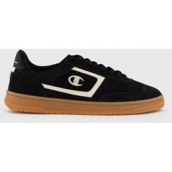 Buty Damskie Champion Stylowe Trampki Skóra. Czarne trampki i tenisówki damskie Champion, bez wzorów, z materiału, bez zapięcia. Za 262.00 zł.