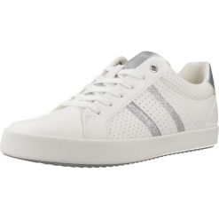 Buty GEOX D BLOMIEE Biały. Białe obuwie trekkingowe damskie Geox, z syntetyku, bez zapięcia. Za 241.99 zł.