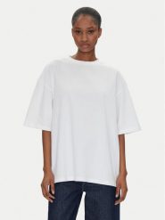 2NDDAY T-Shirt Arale 2252245310 Biały Loose Fit. Białe t-shirty damskie 2NDDAY, xs, bez wzorów, z bawełny, bez kołnierzyka, bez ramiączek. Za 139.99 zł.
