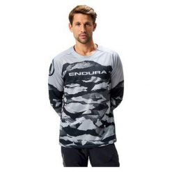 Longsleeve rowerowy męski Endura Mountain Camo Ltd. Brązowe bluzy męskie ENDURA, l, bez wzorów, sportowe, bez ramiączek, bez kaptura. Za 219.99 zł.
