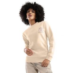 Damska bluza dresowa Lifestyle Siroko Stream-W. Brązowe bluzy damskie SIROKO, m, bez wzorów, z bawełny, bez ramiączek, bez kaptura. Za 65.00 zł.
