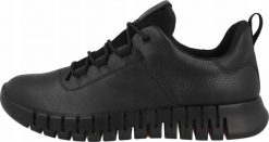 Buty trekkingowe męskie Ecco Gruuv M Lea GTX (525224-01001) Czarne r. 42. Czarne trekkingi męskie ecco, bez zapięcia. Za 695.41 zł.
