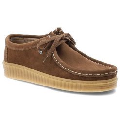 Brązowe Półbuty Hee Wsuwane Obuwie Damskie. Brązowe półbuty damskie Hee, bez wzorów, z gumy, boho, bez obcasa, bez zapięcia. Za 331.99 zł.